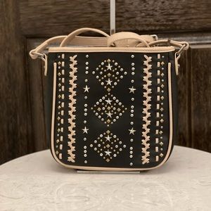 Montana West Aztec Crossbody NWT Black